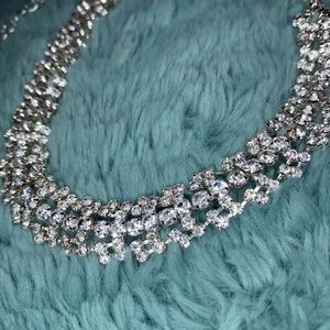 Faux Diamond Choker